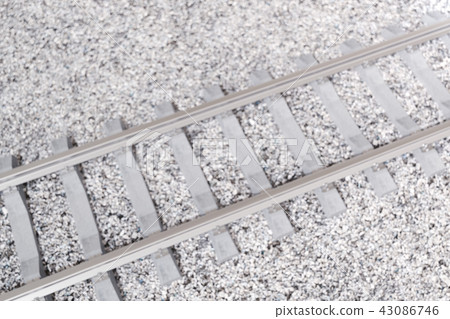 Railroad or railway, steel railway for trains. Railroad travel, railway tourism. Transportation 43086746