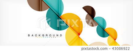 Semi circle abstract background, modern geometric pattern design. Business or technology Semi circle abstract background, modern geometric pattern design. Business or technology 43086922
