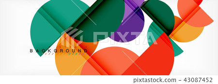 Circle abstract background, geometric illustration Circle abstract background, geometric illustration 43087452