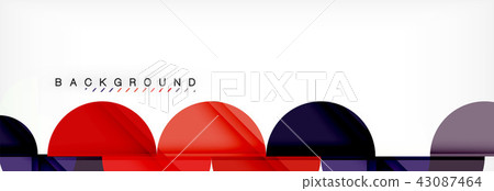 Circle modern geometrical abstract background illustration Circle modern geometrical abstract background illustration 43087464