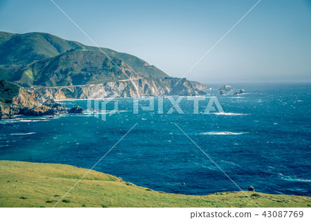 Western USA Pacific coast in California 43087769