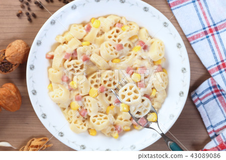Italian pasta rotelle Italian pasta rotelle 43089086