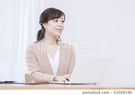 Women desk work Women desk work 43089590