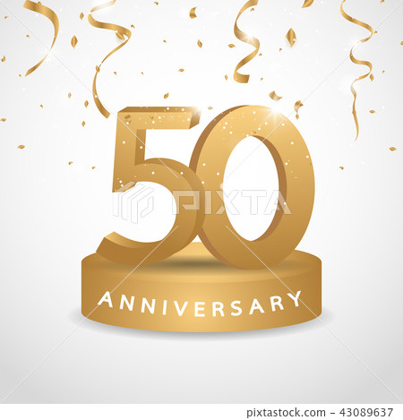 50 years gold anniversary logo 50 years gold anniversary logo 43089637