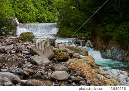 Sabo dam of Tianjin 43089658