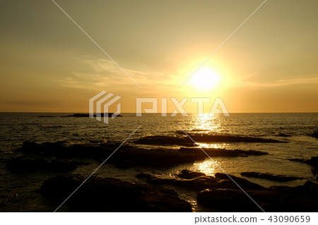 海岸·Araihama海岸的日落視圖 43090659