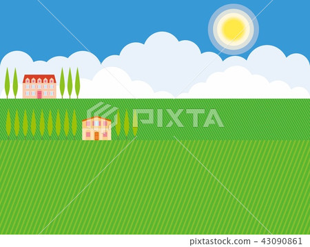 Summer landscape Summer landscape 43090861