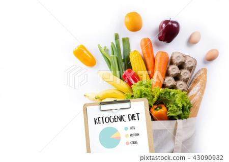 Ketogenic diet Organic grocery vegetables Healthy Ketogenic diet Organic grocery vegetables Healthy 43090982