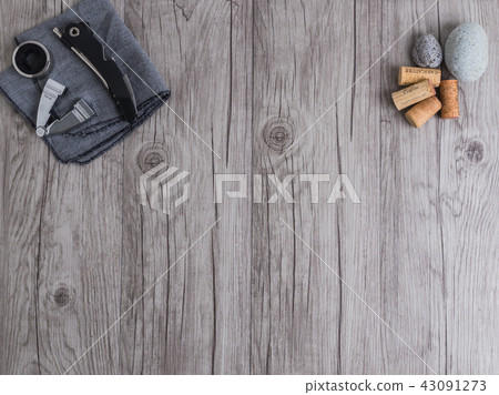 Cork and copy space, background, wine props Cork and copy space, background, wine props 43091273