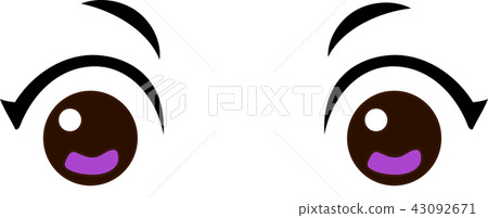 動漫風格的眼睛萌圖片部分 43092671