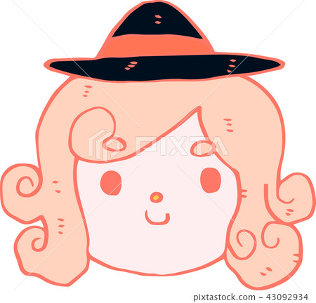 Witch Halloween face material 43092934