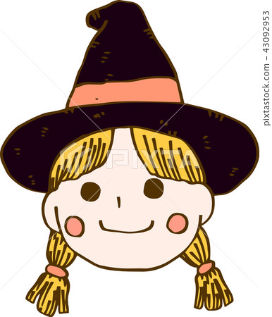 巫婆萬聖節面部材料 43092953