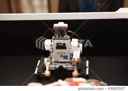 Bangkok, Thailand - August 4,2018 :  Robot control 43093567
