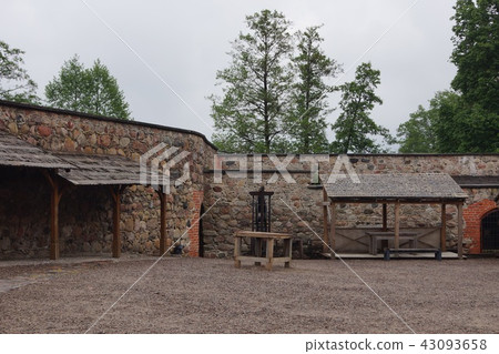 Lithuania Trakai square in the castle 43093658