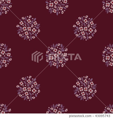 Seamless daisy floral pattern Seamless daisy floral pattern 43095743