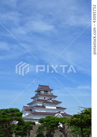 Aizuwakamatsu Castle (Tsuruga Castle) castle tower (Otemachi, Aizuwakamatsu City, Fukushima Prefecture) Aizuwakamatsu Castle (Tsuruga Castle) castle tower (Otemachi, Aizuwakamatsu City, Fukushima Prefecture) 43095752