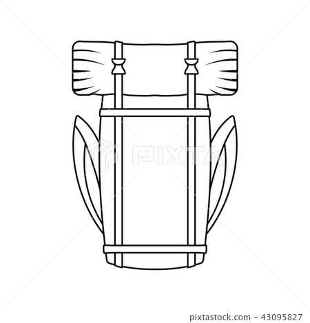 Icon of camping backpack Icon of camping backpack 43095827