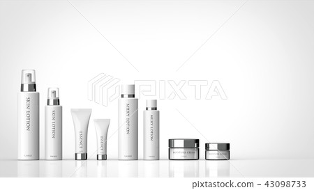 基本化妝品大小集徽標可用複制空間 43098733