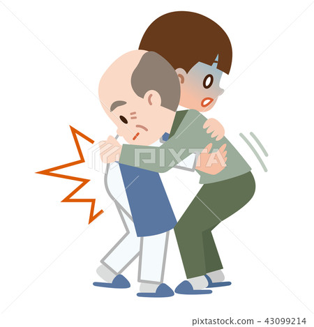 Care worker and senior caregiver 43099214