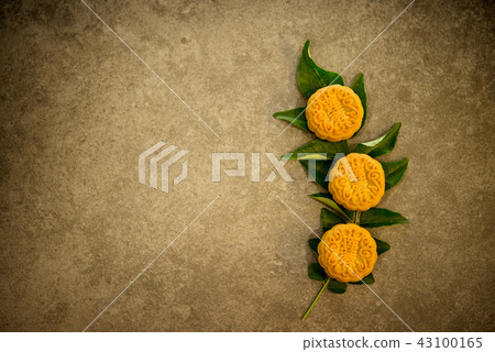 Mooncakes with copy space Mooncakes with copy space 43100165