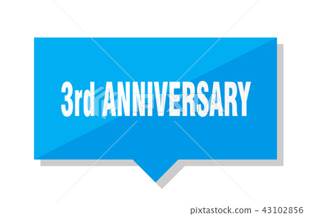3rd anniversary price tag 3rd anniversary price tag 43102856