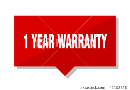 1 year warranty red tag 1 year warranty red tag 43102858