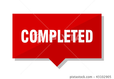 completed red tag completed red tag 43102905