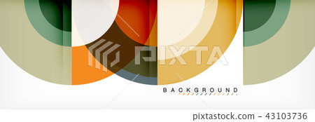 Vector circle abstract background 43103736