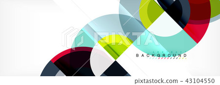 Vector circle abstract background 43104550