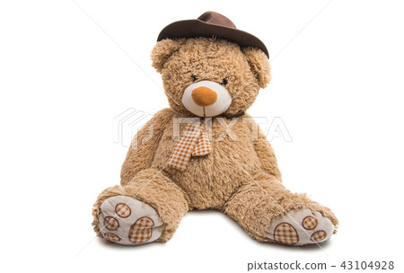 soft toy bear isolated soft toy bear isolated 43104928