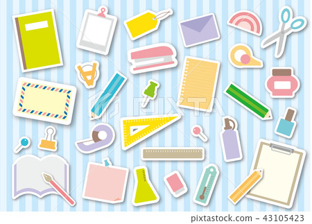 Set of stationery with shadow 43105423