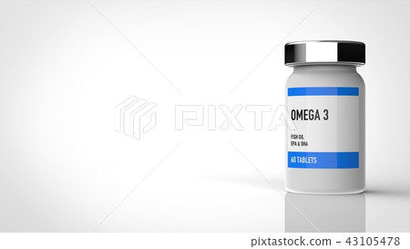 Omega 3 left copy space 43105478