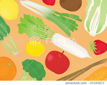 冬天食品成分紙例證背景 43105617