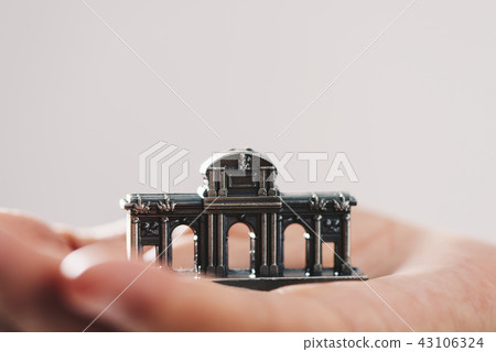 miniature of the Puerta de Alcala in Madrid, Spain miniature of the Puerta de Alcala in Madrid, Spain 43106324