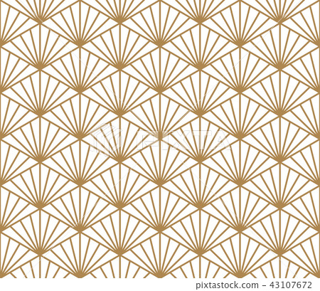 Seamless pattern based on Japanese ornament Kumiko Seamless pattern based on Japanese ornament Kumiko 43107672