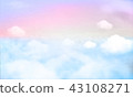 sky background and pastel color. EPS 10 43108271