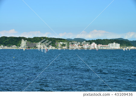 High resolution) Kanagawa kamakura city scenery of Sakanoshita 43109436