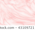 Vector marble pattern. White and pink marble. 43109721