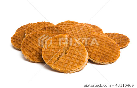 Dutch waffles isolated Dutch waffles isolated 43110469