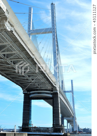 Bay Bridge Kanagawa ken Yokohama city Daikokufa landscape 43111127
