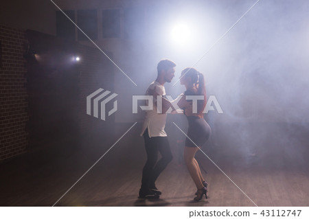 Young love couple dancing social danse kizomba or bachata. Young love couple dancing social danse kizomba or bachata. 43112747