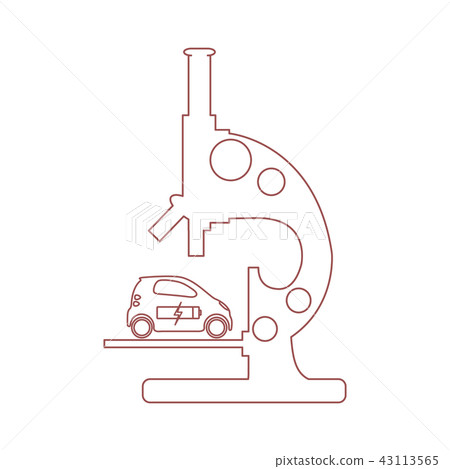 Microscope, electric car Microscope, electric car 43113565