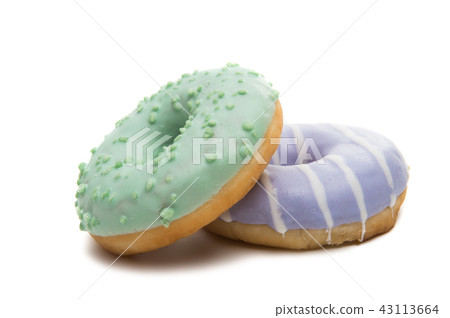 donuts in glaze isolated donuts in glaze isolated 43113664