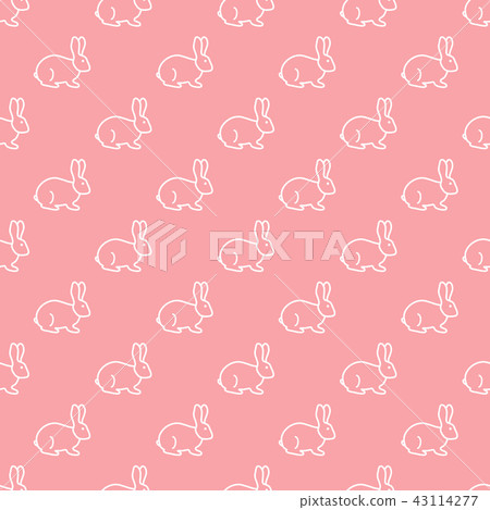 Seamless rabbit pattern Seamless rabbit pattern 43114277