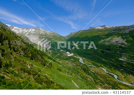 Summer landscape of Switzerland mountain nature Summer landscape of Switzerland mountain nature 43114537