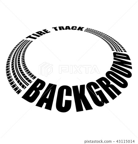 Tire track perspective circle 43115014
