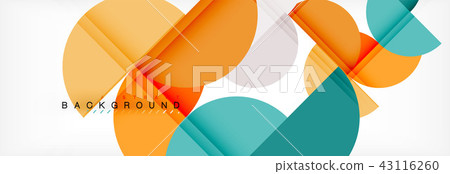 Circle modern geometrical abstract background illustration Circle modern geometrical abstract background illustration 43116260