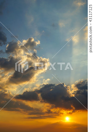 Sky background, evening sky Sky background, evening sky 43117125