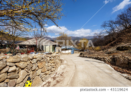 Jeollanam-do, Korea, Gurye, Mountain Village 43119624