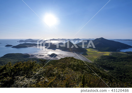 Jeollanamdo，韓國，Saemangeum，Shinshido 43120486